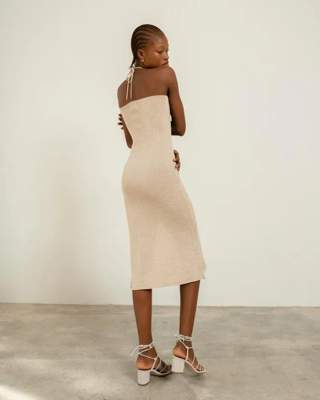 ALOHAS Dresses Dancefloor Glim 8211 White Knit Dress 8211 Women