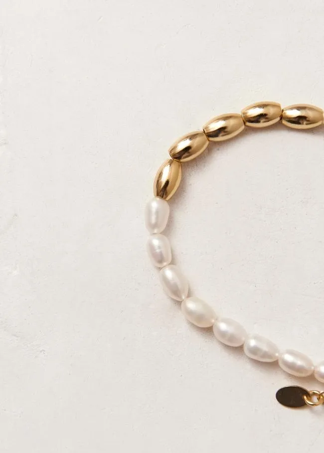 ALOHAS Jewelry Heavens 8211 Gold And Pearl Bracelet 8211 Women
