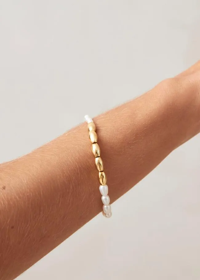 ALOHAS Jewelry Heavens 8211 Gold And Pearl Bracelet 8211 Women