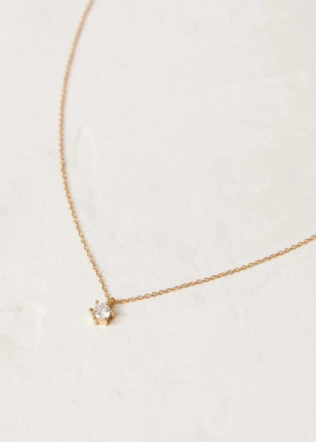 ALOHAS Jewelry Rococo 8211 Gold And Clear Crystal Necklace 8211 Women
