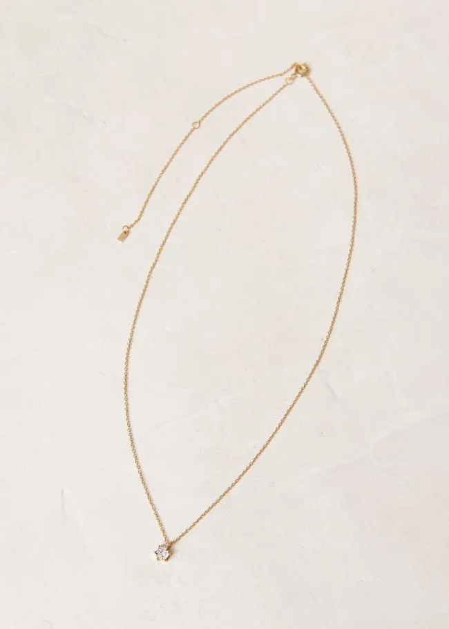 ALOHAS Jewelry Rococo 8211 Gold And Clear Crystal Necklace 8211 Women