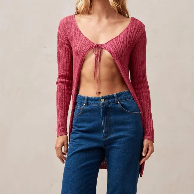 ALOHAS Knitwear Witty 8211 Pink Knit Top 8211 Women