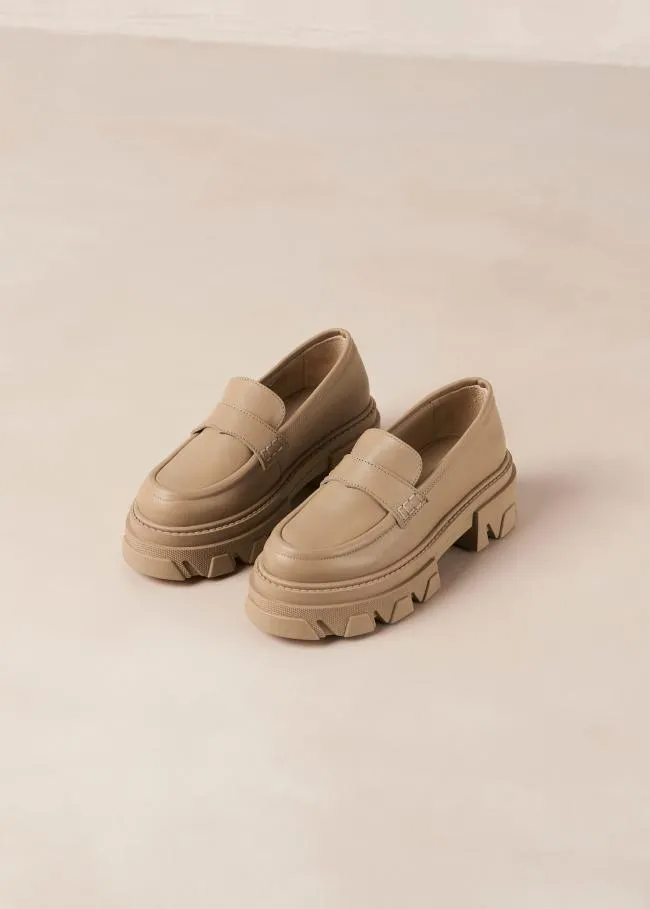 ALOHAS Loafers Trailblazer 8211 Beige Chunky Loafers 8211 Women