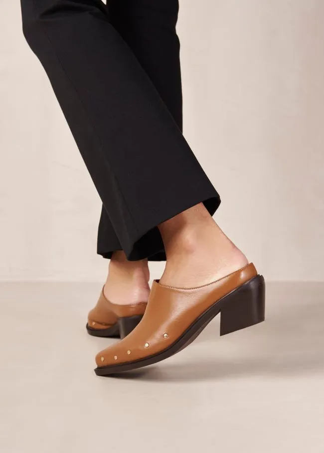 ALOHAS Mules Lorenzo 8211 Brown Leather Mules 8211 Women
