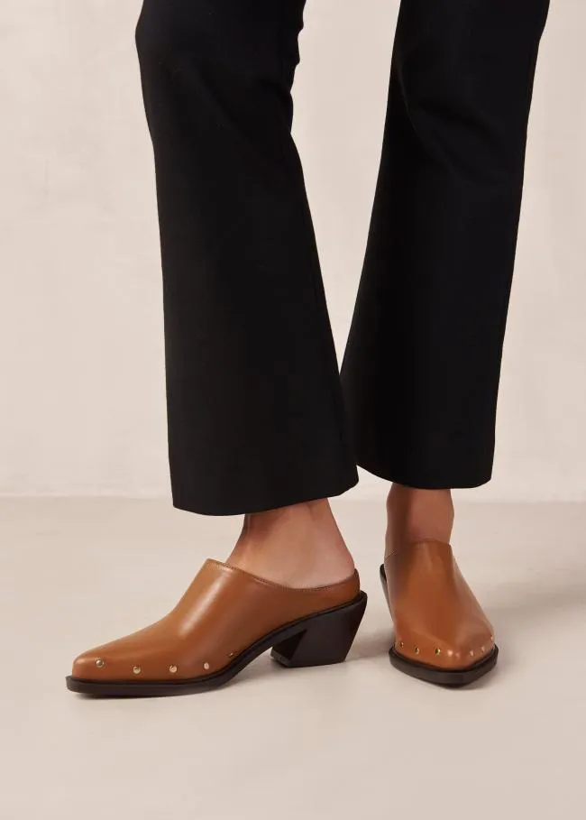 ALOHAS Mules Lorenzo 8211 Brown Leather Mules 8211 Women