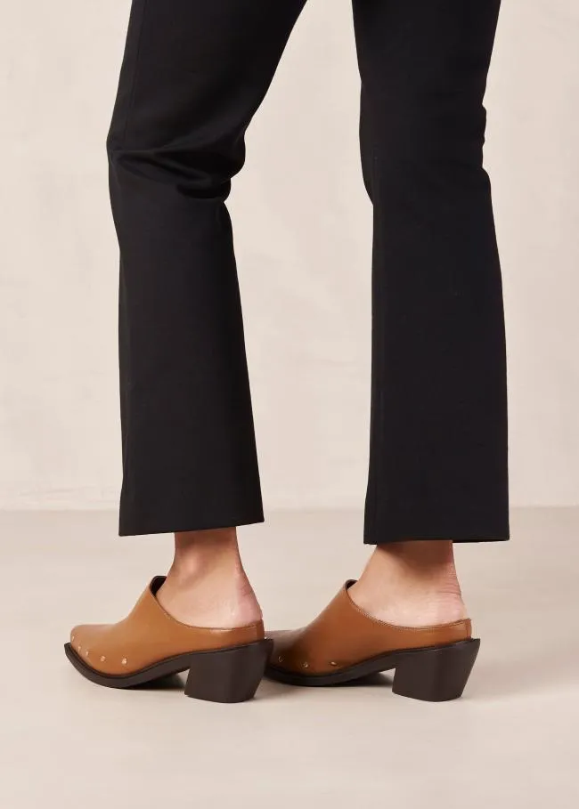 ALOHAS Mules Lorenzo 8211 Brown Leather Mules 8211 Women