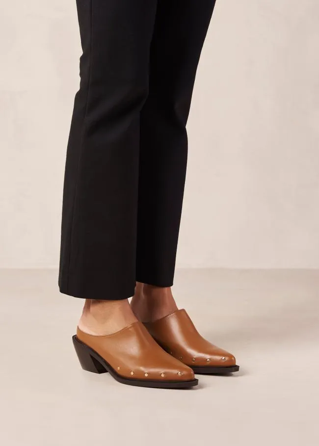 ALOHAS Mules Lorenzo 8211 Brown Leather Mules 8211 Women