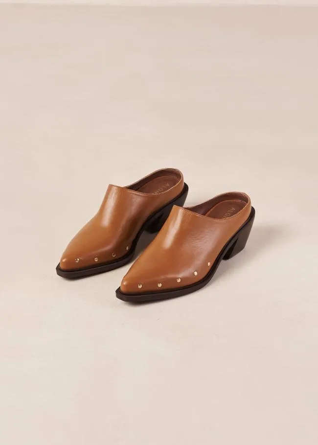 ALOHAS Mules Lorenzo 8211 Brown Leather Mules 8211 Women