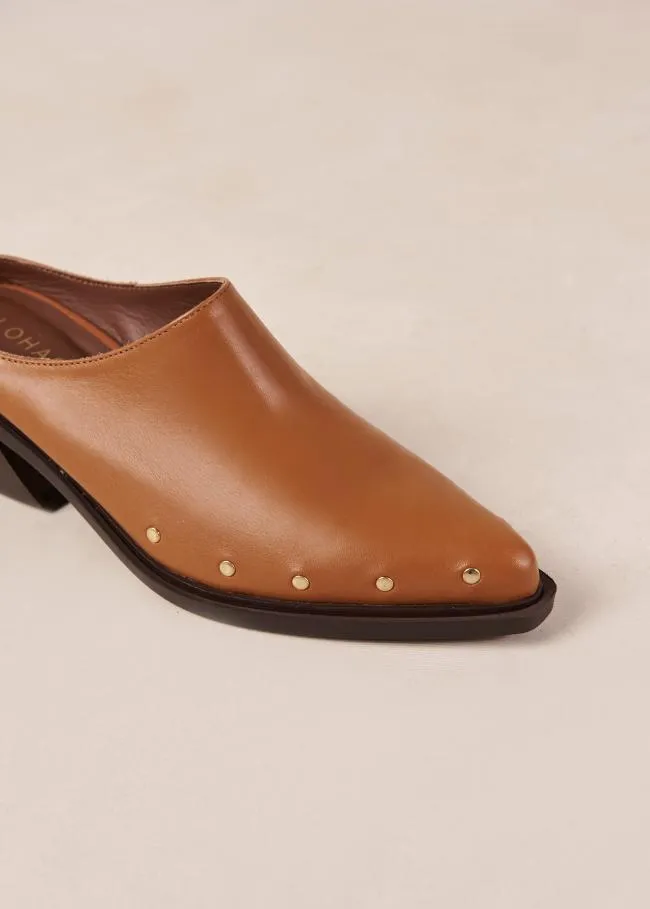 ALOHAS Mules Lorenzo 8211 Brown Leather Mules 8211 Women