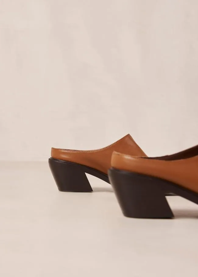ALOHAS Mules Lorenzo 8211 Brown Leather Mules 8211 Women