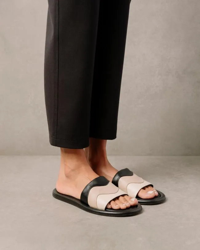 ALOHAS Mules Malibu Kaleidoscope 8211 Multicolor Leather Sandals 8211 Women