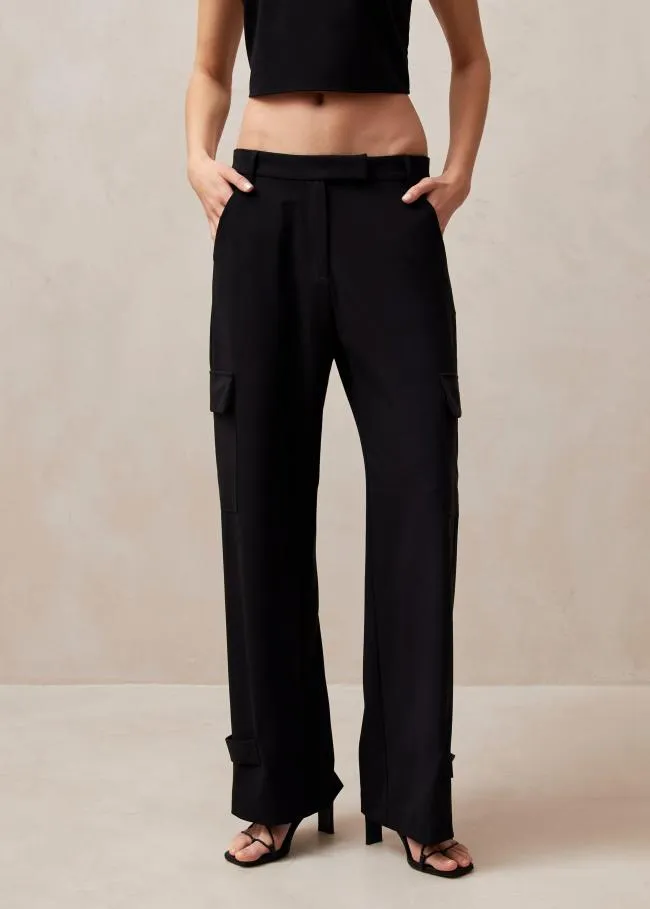 ALOHAS Pants Rita 8211 Black Cargo Pants 8211 Women
