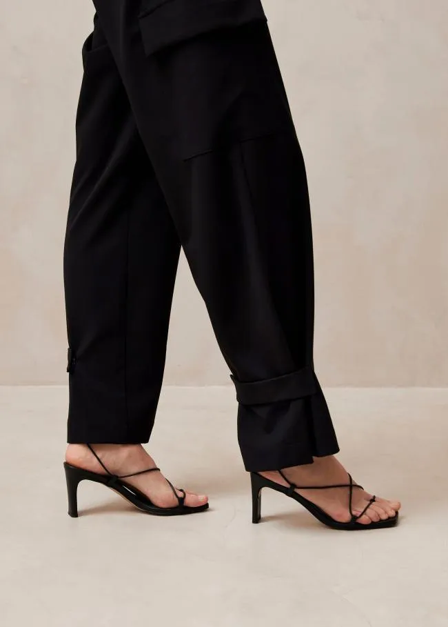 ALOHAS Pants Rita 8211 Black Cargo Pants 8211 Women