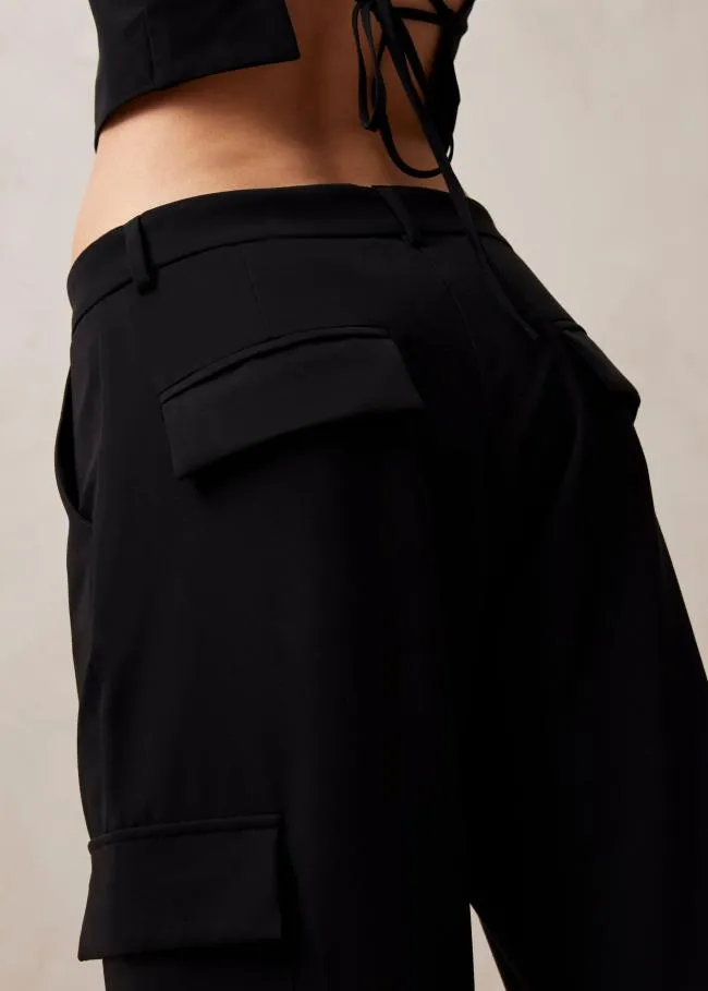 ALOHAS Pants Rita 8211 Black Cargo Pants 8211 Women