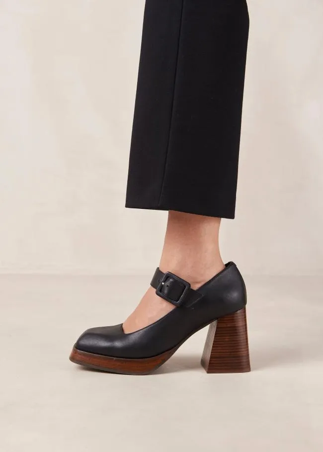 ALOHAS Pumps Oregon 8211 Black Leather Pumps 8211 Women