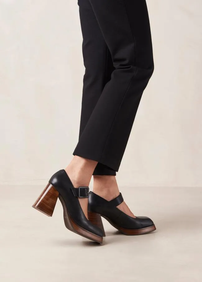ALOHAS Pumps Oregon 8211 Black Leather Pumps 8211 Women