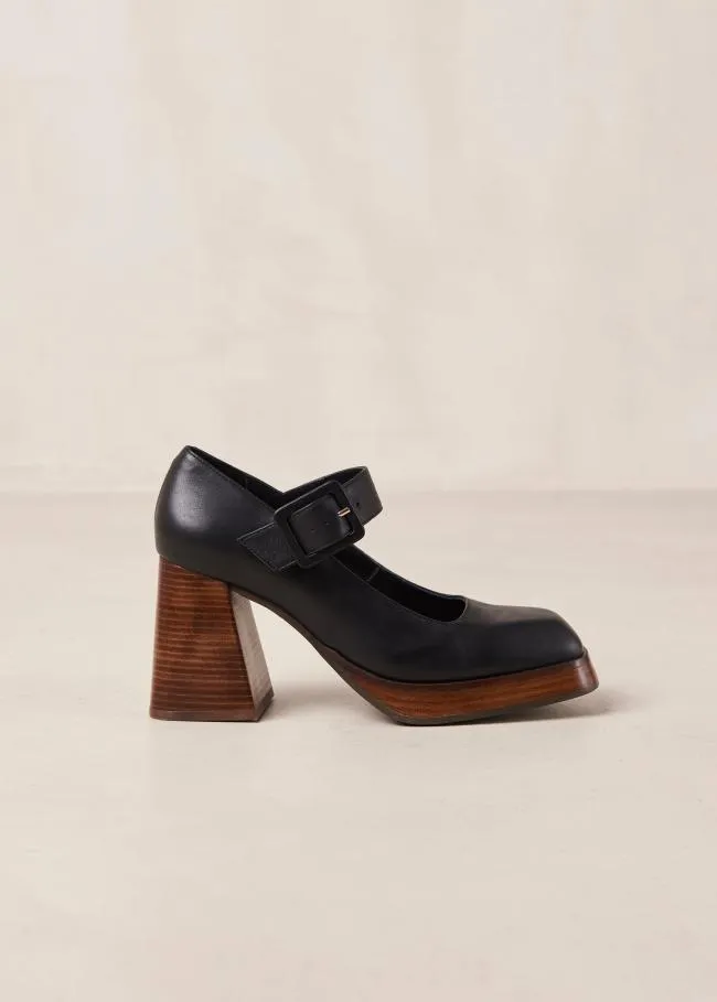 ALOHAS Pumps Oregon 8211 Black Leather Pumps 8211 Women