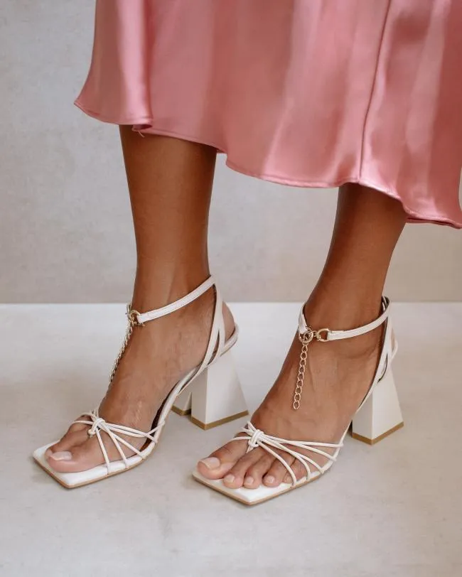 ALOHAS Sandals Cactus 8211 White Leather Sandals 8211 Women