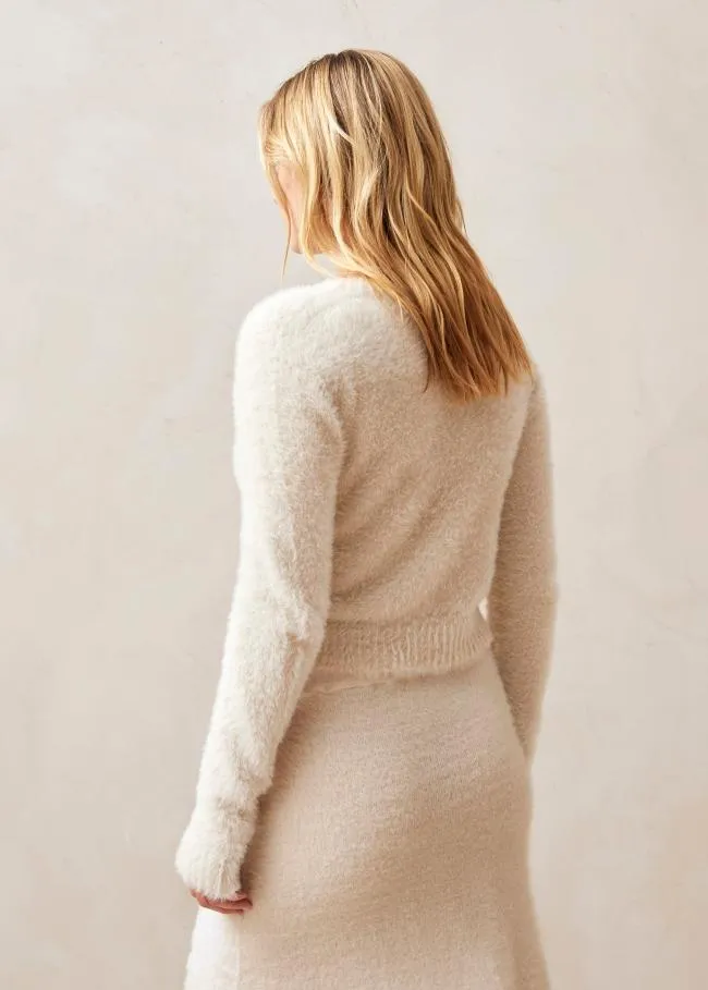 ALOHAS Sweaters and Cardigans Deli 8211 Ecru Knitted Sweater 8211 Women