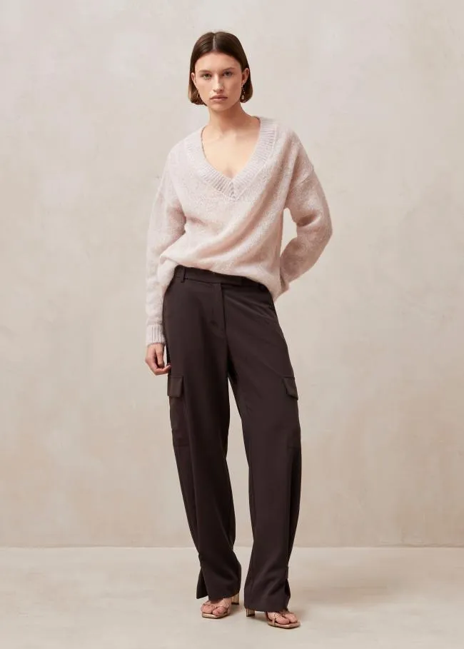 ALOHAS Sweaters and Cardigans Pomeda 8211 Pink Mohair Sweater 8211 Women