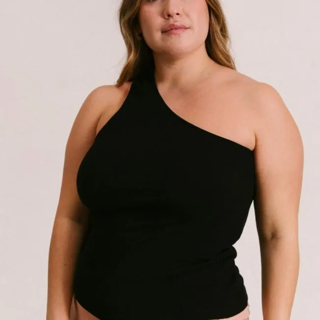 ALOHAS Tops Cortado 8211 Black Cotton Top 8211 Women