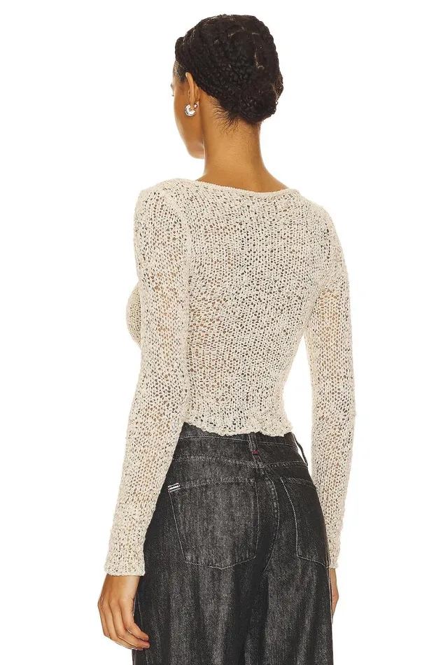 Anders Open Stitch Sweater Cream Women Lovers and Friends Sweaters and Knits