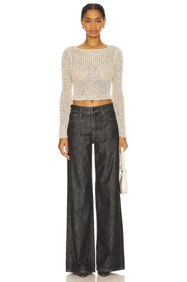 Anders Open Stitch Sweater Cream Women Lovers and Friends Sweaters and Knits