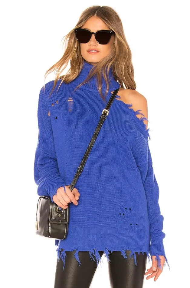 Arlington Sweater Cobalt Blue Women Lovers and Friends Sweaters and Knits