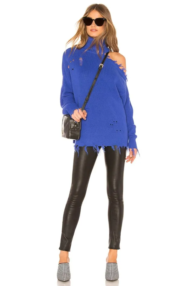 Arlington Sweater Cobalt Blue Women Lovers and Friends Sweaters and Knits