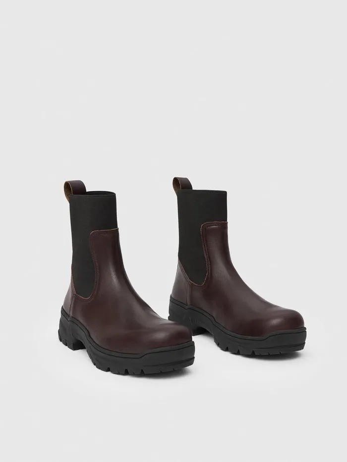 ATP Atelier Boots Feltre Walnut Leather Boots Walnut 8211 Women
