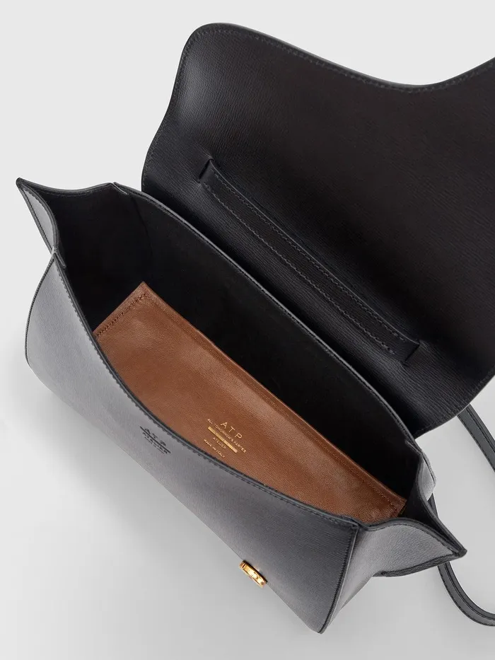 ATP Atelier Crossbody Bags Arezzo Black Saffiano Handbag Black 8211 Women