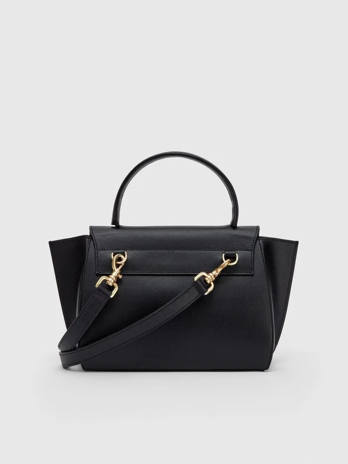ATP Atelier Crossbody Bags Arezzo Black Saffiano Handbag Black 8211 Women