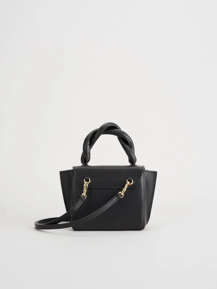 ATP Atelier Icon Bags Montalbano Black LeatherNappa Mini Handbag Black 8211 Women
