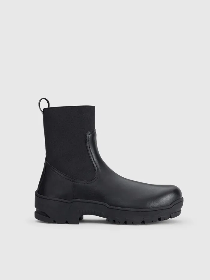 ATP Atelier Icon Shoes Feltre Black Leather Boots Black 8211 Women