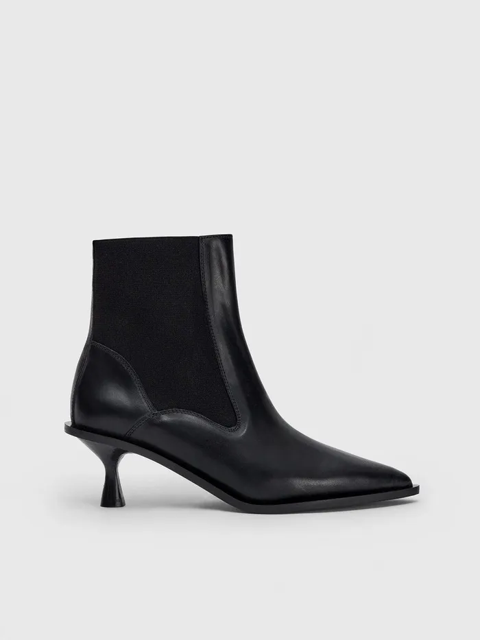 ATP Atelier Icon Shoes Trino Black Leather Ankle Boots Black 8211 Women