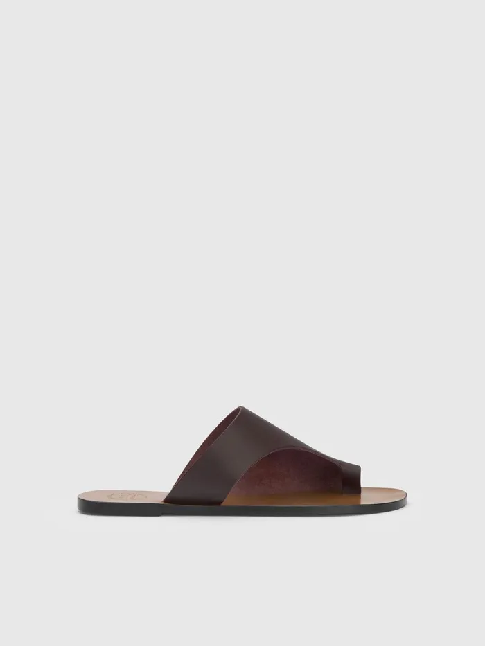 ATP Atelier Sandals Rosa Walnut Leather Cutout Sandals Walnut 8211 Women