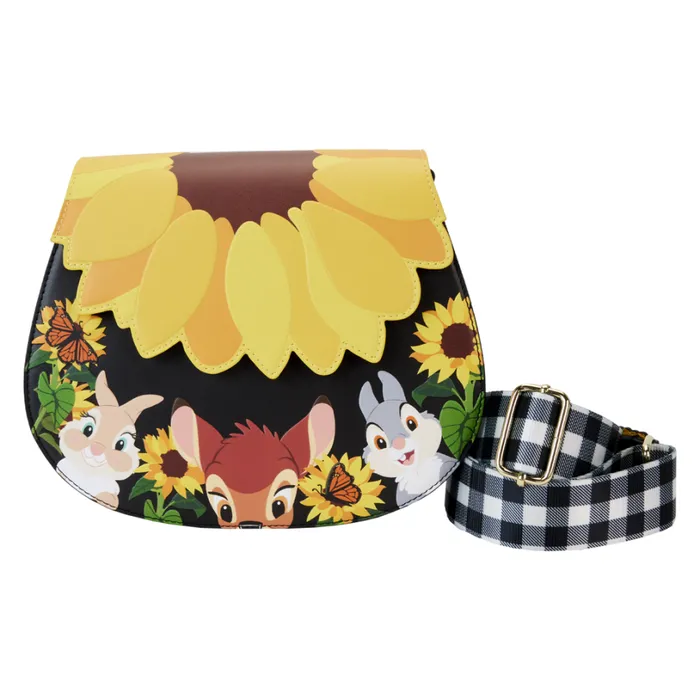 Bambi Sunflower Friends Crossbody Bag Unisex Loungefly Crossbody Bags