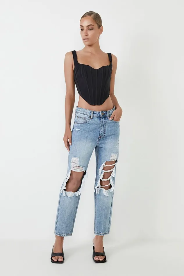 Bardot Corsets Fitted Corset Bustier In Black 8211 Women Bardot Corsets Fitted Corset Bustier In Black 8211 Women