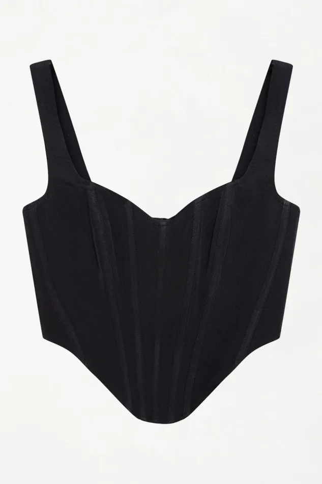 Bardot Corsets Fitted Corset Bustier In Black 8211 Women Bardot Corsets Fitted Corset Bustier In Black 8211 Women