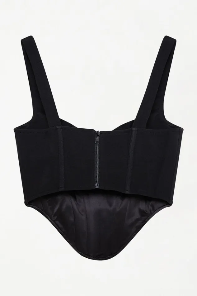 Bardot Corsets Fitted Corset Bustier In Black 8211 Women Bardot Corsets Fitted Corset Bustier In Black 8211 Women