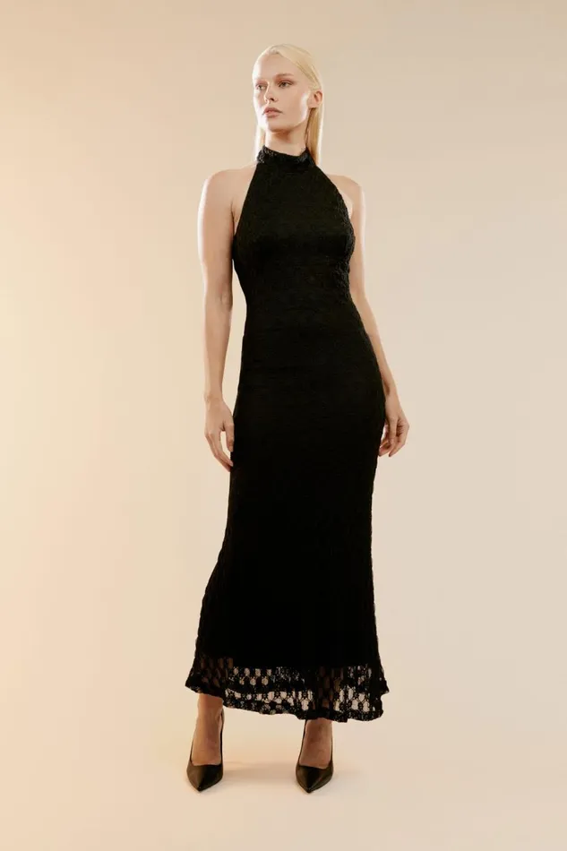 Bardot Day To Night Dresses Adoni Ola Lace Midi Dress In Black 8211 Women