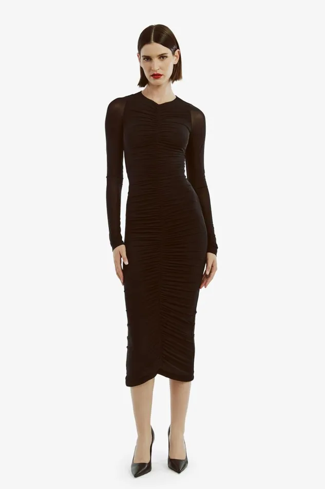 Bardot Day To Night Dresses Jaya Mesh Maxi Dress In Black 8211 Women Bardot Day To Night Dresses Jaya Mesh Maxi Dress In Black 8211 Women