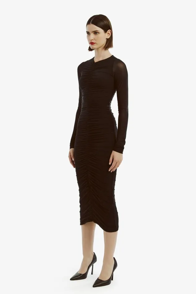 Bardot Day To Night Dresses Jaya Mesh Maxi Dress In Black 8211 Women Bardot Day To Night Dresses Jaya Mesh Maxi Dress In Black 8211 Women