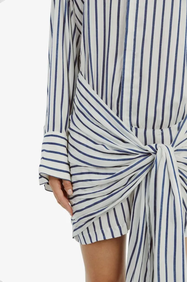 Bardot Day To Night Dresses Malira Shirt Dress In NavyWhite 8211 Women Bardot Day To Night Dresses Malira Shirt Dress In NavyWhite 8211 Women