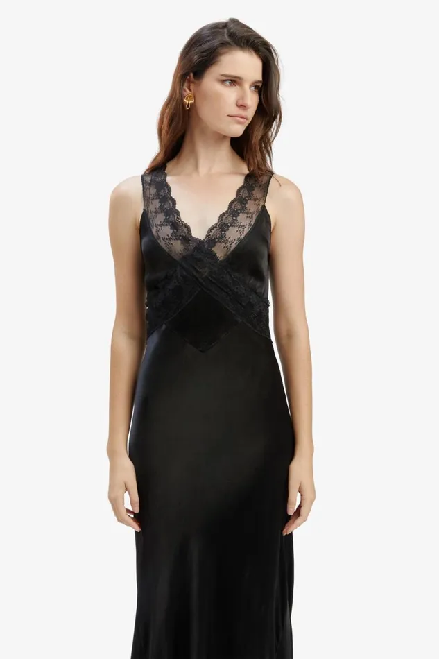 Bardot Day To Night Dresses Mendez Slip Dress In Black 8211 Women Bardot Day To Night Dresses Mendez Slip Dress In Black 8211 Women