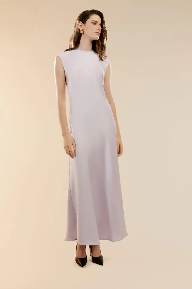 Bardot Day To Night Dresses Peggy ALine Slip Dress In Soft Lilac 8211 Women