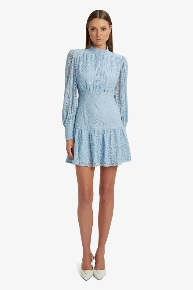 Bardot Day To Night Dresses Remy Lace Dress In Light Blue 8211 Women Bardot Day To Night Dresses Remy Lace Dress In Light Blue 8211 Women
