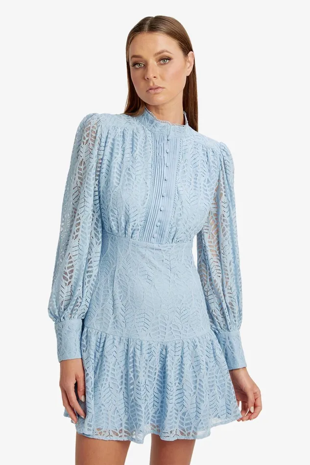Bardot Day To Night Dresses Remy Lace Dress In Light Blue 8211 Women Bardot Day To Night Dresses Remy Lace Dress In Light Blue 8211 Women