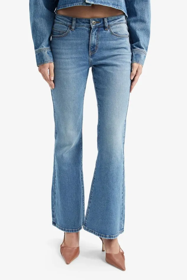 Bardot Flare Jean Daxton Low Boot Leg Jeans In Dark Denim 8211 Women Bardot Flare Jean Daxton Low Boot Leg Jeans In Dark Denim 8211 Women