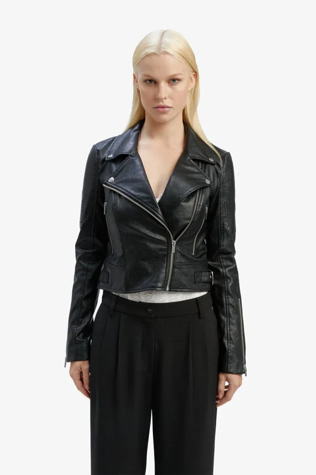 Bardot Jackets Kora Vegan Leather Biker Jacket In Black 8211 Women Bardot Jackets Kora Vegan Leather Biker Jacket In Black 8211 Women